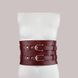 Шкіряний пояс для бондажу Liebe Seele Wine Red Waist Cuff, S Size в інтим-бутику EroticToys