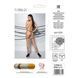 Тілесні колготки з відкритим доступом, контрастні шортики Passion TIOPEN 011 3/4 (20 den), beige в інтим-бутику EroticToys