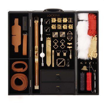 БДСМ-набір LOCKINK All-in-1 BDSM Play Kit - Brown Color &mdash; купити в інтим-бутику EroticToys