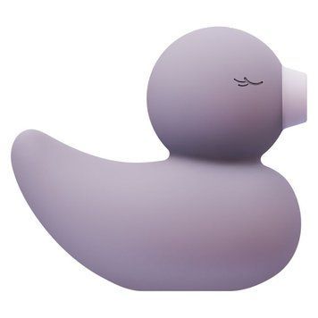 Вакуумний вібратор-качечка CuteVibe Ducky Grey &mdash; купити в інтим-бутику EroticToys