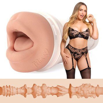 Мастурбатор-ротик Fleshlight Girls: Mia Malkova - Headshot, зі зліпка ротика, дуже ніжний &mdash; купити в інтим-бутику EroticToys