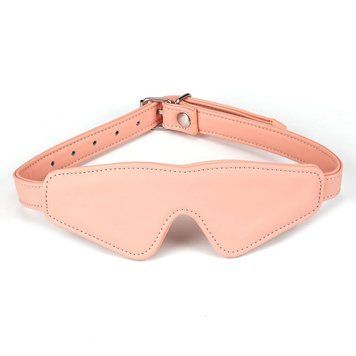Маска на очі Liebe Seele Dark Candy Pink Blindfold, щільне прилягання, регульована &mdash; купити в інтим-бутику EroticToys