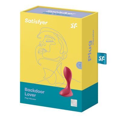 Анальна вібропробка Satisfyer Backdoor Lover Red &mdash; купити в інтим-бутику EroticToys