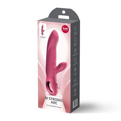 Пульсатор Fun Factory Bi Stronic Arc Raspberry (м'яте паковання!!!) &mdash; купити в інтим-бутику EroticToys