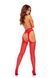 Еротичні колготки-бодістокінг Passion S032 red в інтим-бутику EroticToys