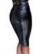 Спідниця-олівець зі шнурівкою Noir Handmade F152 Powerwetlook pencil skirt, M, з мокрим ефектом в інтим-бутику EroticToys