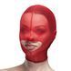 Маска сітка із відкритим ротом Feral Feelings - Hood Mask Red в інтим-бутику EroticToys