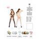 Бодістокінг Passion BS017 white, комбінезон, імітація панчіх і пояса в інтим-бутику EroticToys