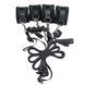 Розтяжка на ліжко Punishment &ndash; 5-Piece Bed Restraint Kit &ndash; Black, 5 предметів в інтим-бутику EroticToys