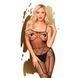 Бодістокінг з панчохами та геометричним малюнком Penthouse - Firecracker Black XL в інтим-бутику EroticToys