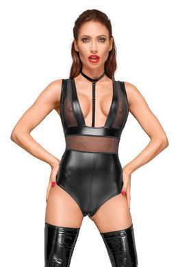 Замовити анонімно: Боді з мокрим ефектом Noir Handmade F183 Powerwetlook body, M Боді з мокрим ефектом Noir Handmade F183 Powerwetlook body, M — купити в інтим-бутику EroticToys