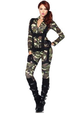 Еротичний костюм десантниці Leg Avenue Pretty Paratrooper XL, комбінезон, портупея &mdash; купити в інтим-бутику EroticToys