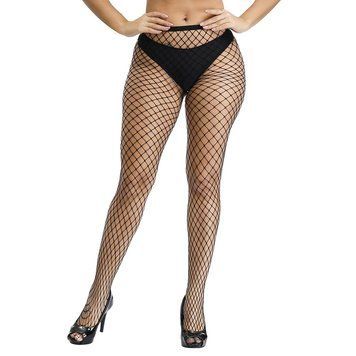 Колготки у велику сітку T-8003, Black &mdash; купити в інтим-бутику EroticToys