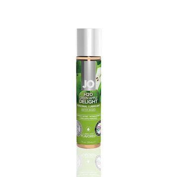 Змазка на водній основі JO H2O &mdash; Green Apple (30 мл) без цукру, рослинний гліцерин &mdash; купити в інтим-бутику EroticToys