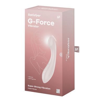 Вібратор для точки G Satisfyer G-Force Beige, 10 режимів + 5 рівнів інтенсивності &mdash; купити в інтим-бутику EroticToys