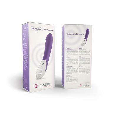 Потужний вібратор Mystim Terrific Truman Purple з двома моторами і вираженою головкою &mdash; купити в інтим-бутику EroticToys