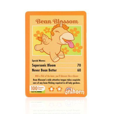 Вібратор-єдиноріжка Unihorn &ndash; Bean Blossom, пульсівний язичок &mdash; купити в інтим-бутику EroticToys