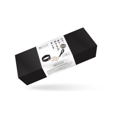 Нашийник з повідцем Liebe Seele Black Organosilicon Collar with Leash, екошкіра &mdash; купити в інтим-бутику EroticToys