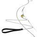Металева анальна пробка Art of Sex Metal Anal Plug with Leash size S з повідцем в інтим-бутику EroticToys