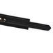 Нашийник з повідцем Liebe Seele Black Organosilicon Collar with Leash, екошкіра в інтим-бутику EroticToys