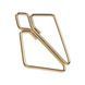 SX0844 Затискачі для сосків з важкою підвіскою LOCKINK Nipple Clamps with Heavy Pendant, золотисті в інтим-бутику EroticToys
