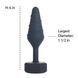 Анальна пробка Lux Active Twist Plug Large Blue в інтим-бутику EroticToys