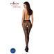 Колготки-бодістокінги Passion S012 One Size, Black, імітація панчіх, пояса та мереживних трусиків в інтим-бутику EroticToys