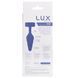 Анальна пробка Lux Active Twist Plug Large Blue в інтим-бутику EroticToys