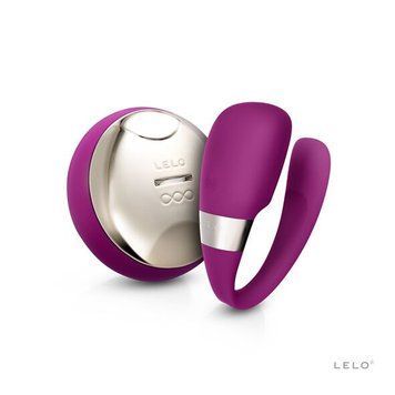 Вібратор для пар LELO Tiani 3 Deep Rose, 2 мотори, пульт ДК &mdash; купити в інтим-бутику EroticToys