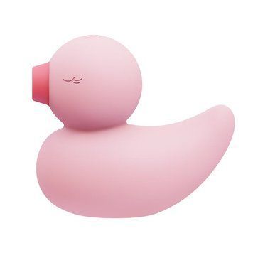 Вакуумний вібратор-качечка CuteVibe Ducky Pink &mdash; купити в інтим-бутику EroticToys