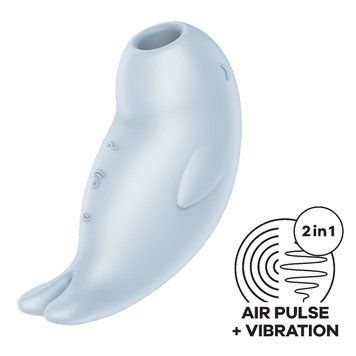 Вакуумний кліторальний стимулятор з вібрацією Satisfyer Seal You Soon, 2 незалежні мотори &mdash; купити в інтим-бутику EroticToys