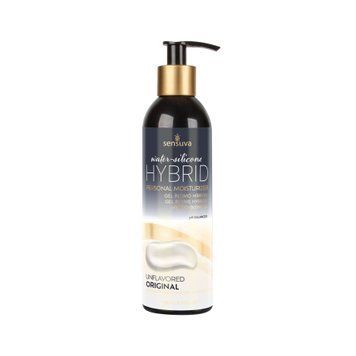 Змазка водно-силіконова Sensuva Hybrid Formula (240 мл) без цукру, можна для оральних пестощів &mdash; купити в інтим-бутику EroticToys