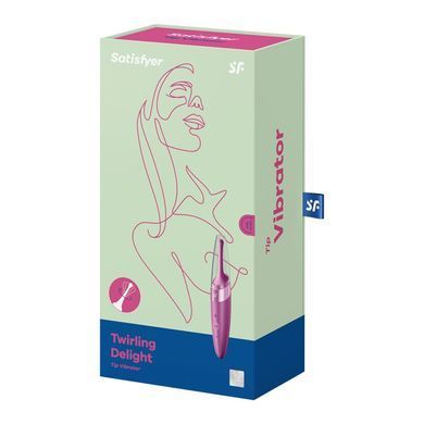 Вібратор для клітора Satisfyer Twirling Delight Berry &mdash; купити в інтим-бутику EroticToys