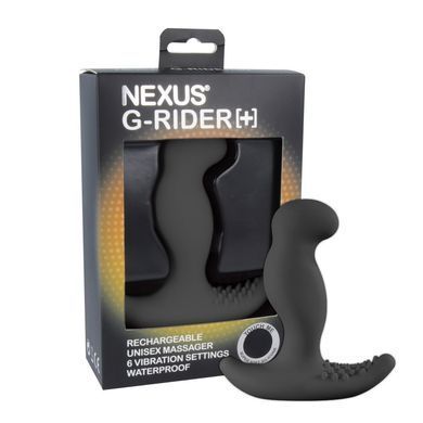 Масажер простати з вібрацією Nexus G-Rider Plus Black, макс діаметр 3,8см &mdash; купити в інтим-бутику EroticToys
