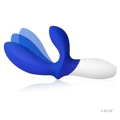 Масажер простати LELO Loki Wave Federal Blue, 2 мотори, манливий рух + стимуляція промежини &mdash; купити в інтим-бутику EroticToys