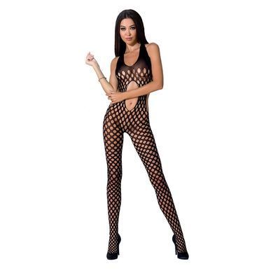 Сексуальний бодістокінг Passion BS065 One Size, Black, комбінезон, велика сітка &mdash; купити в інтим-бутику EroticToys
