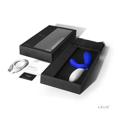 Масажер простати LELO Loki Wave Federal Blue, 2 мотори, манливий рух + стимуляція промежини &mdash; купити в інтим-бутику EroticToys