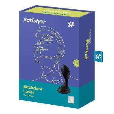 Анальна вібропробка Satisfyer Backdoor Lover Black &mdash; купити в інтим-бутику EroticToys