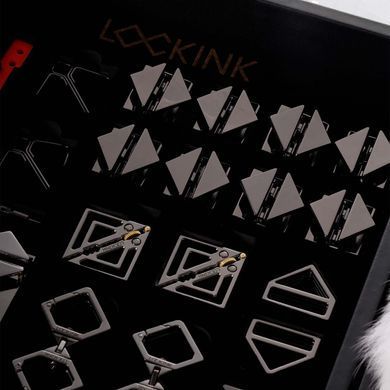БДСМ-набір LOCKINK All-in-1 BDSM Play Kit, чорний, ремені, маска, кляпи, анальні пробки, свічки &mdash; купити в інтим-бутику EroticToys
