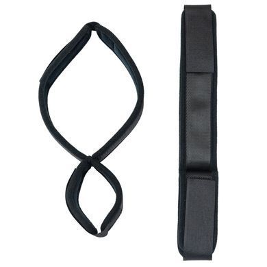 Фіксатори для руки та стегна Punishment &ndash; Thigh to Wrist Restraints &ndash; Black &mdash; купити в інтим-бутику EroticToys
