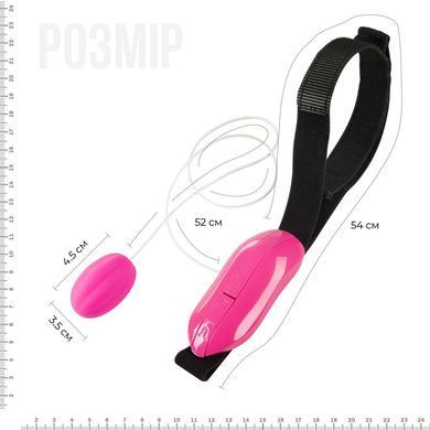 Виброяйце Adrien Lastic Playball для стимуляції точки А, з турборежимом, кріплення до ноги &mdash; купити в інтим-бутику EroticToys