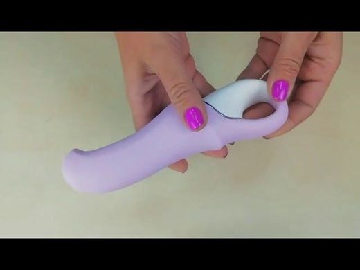 Потужний вібратор Satisfyer Vibes Charming Smile з гнучким стовбуром, літій силікон, 12 режимів &mdash; купити в інтим-бутику EroticToys
