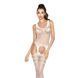 Бодістокінг Passion BS038 white, комбінезон, імітація панчіх і пояса в інтим-бутику EroticToys
