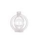 Клітка для пеніса LOCKINK SEVANDA Plastic Penis Chastity Cage, прозора, 3 кільця різних розмірів в інтим-бутику EroticToys