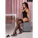 Чорні панчохи з ефектом тату Passion ST111 3/4 (20 den), nero в інтим-бутику EroticToys