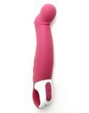 Потужний вібратор Satisfyer Vibes Petting Hippo з гнучким стовбуром, літій силікон, 12 режимів &mdash; купити в інтим-бутику EroticToys