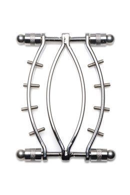 Затискач для вагіни Master Series: Spread 'Em Poker Vagina Clamp with Adjustable Pressure Screws, ши &mdash; купити в інтим-бутику EroticToys