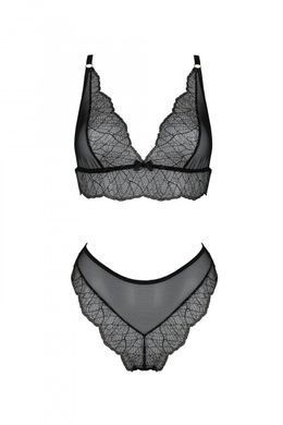 Замовити анонімно: Комплект Passion AMBERLY SET black, S/M, бралет і трусики бразиліана Комплект Passion AMBERLY SET black, S/M, бралет і трусики бразиліана — купити в інтим-бутику EroticToys