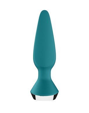 Анальна смарт-вібропробка Satisfyer Plug-ilicious 1 Petrol &mdash; купити в інтим-бутику EroticToys