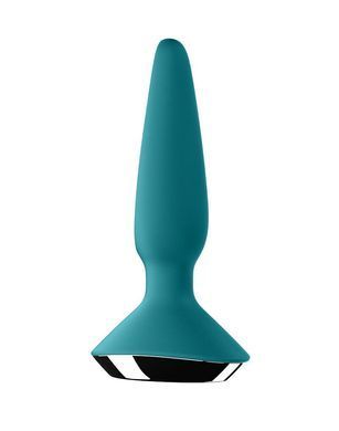 Анальна смарт-вібропробка Satisfyer Plug-ilicious 1 Petrol &mdash; купити в інтим-бутику EroticToys